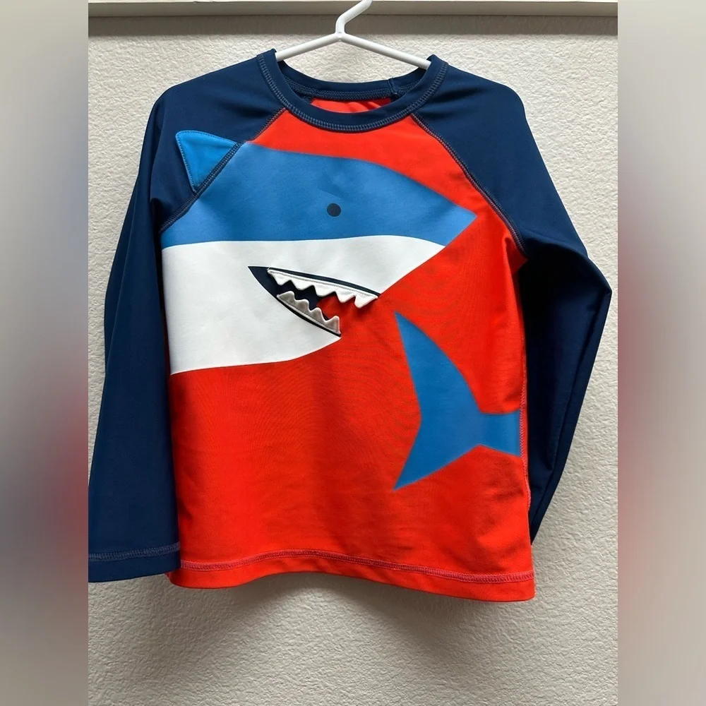 GAP Kids Shark Long Sleeve Rashguard. Pre-loved